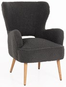 ΜΠΕΡΖΕΡΑ ΠΟΛΥΘΡΟΝΑ MYLIE ΓΚΡΙ ΜΠΟΥΚΛΕ HM8394.21 66X75X93Υ εκ.