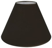Καπέλο Φωτιστικού Μαύρο Ύφασμα 38x15x27.5cm ANKOR