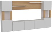 Σύνθεση Τηλεόρασης Lore 788DEC3094 160x31,5x125cm White-Teak