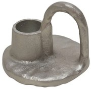 Κηροπήγιο Με Λαβή Jelicoe 422025 8x6cm Silver Eglo Aluminium