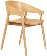 Πολυθρόνα Canop HM9950.01 56,5x61x74cm Oak Ξύλο