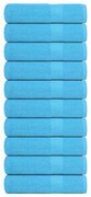 vidaXL Πετσέτες Μπάνιου FROGN 10 τεμ. Τυρκουάζ 100x150 εκ. 360 γρ./μ²