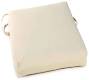Μαξιλάρι Καθίσματος 154657 Ecru 37χ40Χ6cm Πολυέστερ