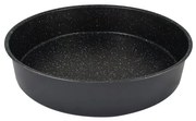 Ταψί Στρογγυλό Αντικολλητικό Magma 01-7218 Φ32cm Black Estia Αλουμίνιο