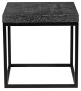 Side Table S Line 50cm X 50cm βοηθητικό με επιφάνεια terrazzo S2393-0071