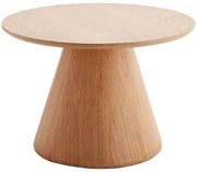 Τραπέζι Σαλονιού Lotus 04-1058 60x60x40cm Natural