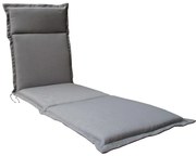 Μαξιλάρι Για Ξαπλώστρα Με Φερμουάρ N9/75 196x58x6cm Grey