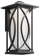 Φανάρι  Απλίκα Φωτιστικό Τοίχου 1xE27 Μαύρο IP44  38cm  Ashbern QN-ASHBERN-M Quintiesse Elstead Lighting-QN-ASHBERN-M-Μαύρο QN-ASHBERN-M