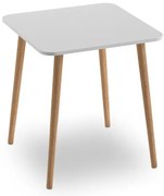 Τραπέζι Kare Megapap από μελαμίνη λευκό 70x70x72εκ. GP022-0081,1-GP022-0081,1-Λευκό GP022-0081,1