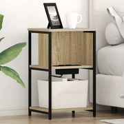 vidaXL Κομοδίνο Sonoma Δρυς 38 x 31 x 61 εκ Επεξεργασμένο ξύλο