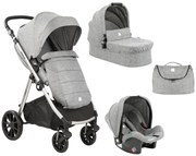 ΠΟΛΥΚΑΡΟΤΣΙ ΜΕ ΚΑΘΙΣΜΑ ΑΥΤΟΚΙΝΗΤΟΥ ΚΑΙ ΠΟΡΤ ΜΠΕΜΠΕ 3 ΣΕ 1 KIKKA BOO UGO DARK GREY MELANGE 31001010143