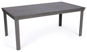 Τραπέζι κήπου "Scana" αλουμίνιο σε γκρι χρώμα 150x90x74 100-03644