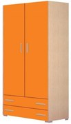 Ντουλάπα Παιδική Δίφυλλη Νο.2 105x180x50cm Orange  SARRIS812353