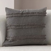 Μαξιλαροθήκη Διακοσμητική Tuffet 881PCR1602 Grey Aberto Design 43X43 Polyester