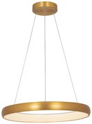 Φωτιστικό Οροφής 2054 Led 3000K 50W Φ60cm Brushed Gold Matt Αλουμίνιο,Ακρυλικό