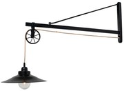 Φωτιστικό Τοίχου - Απλίκα HL-5261 LIONEL BROWN RUSTY WALL LAMP - 51W - 100W - 77-2362