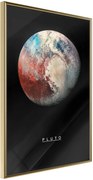 Αφίσα - The Solar System: Pluto - 40x60 - Χρυσό - Χωρίς πασπαρτού