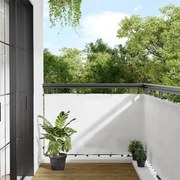 vidaXL Διαχωριστικό Βεράντας Λευκό 90x700εκ 100% Πολ. Ύφασμα Oxford