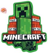 Διακοσμητικό Μαξιλάρι 3D Velboa 40εκ. Mojang Minecraft 14 Green DimCol