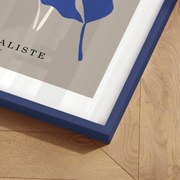 Κορνίζα Nordic Line Slim Safety Modern Μπλε Ξύλο Ακ. Γυαλί 50x70 cm INCADO