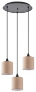 SE21-BL-B10-BL3-SH3 ADEPT PENDANT Brown Shade Pendant+ HOMELIGHTING 77-9020