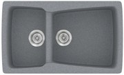 Sanitec Classic 320 Metallic Silver Νεροχύτης
