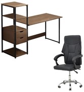 Intrahome Φοιτητικό πακέτο επίπλων γραφείου Gloryn Intrahome σετ 2τεμ | SKU: INTRAPA-311112155