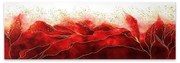 Πίνακας σε καμβά "Red Passion" Megapap ψηφιακής εκτύπωσης 120x40x3εκ.-GP033-0037