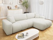 Γωνιακός καναπές Furyn L Maxi-Κρεμ