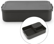 Brabantia 1006290 Δοχείο Φαγητού Πλαστικό Make&amp;Take 2L, Dark Grey