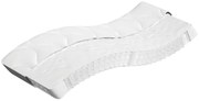 vidaXL Στρώμα με Pocket Springs Μεσαία Σκληρότητα 90x220 εκ.