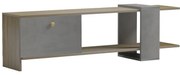 Έπιπλο τηλεόρασης Standi σε sonoma-γκρι cement απόχρωση 120x25x36.8εκ Υλικό: MELAMINE 230-000043