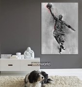 Πίνακας σε καμβά NBA Jordan Flight KNV983 30cm x 40cm