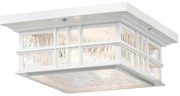 Πλαφονιέρα Φωτιστικό Οροφής 1xE27 IP44 Beacon Square Elstead Lighting-KL-BEACON-SQUARE-F-WHT-Λευκό KL-BEACON-SQUARE-F-WHT