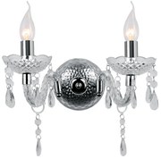 Απλίκα Τοίχου Aca Pegasus SF63992WC Chrome/Clear