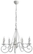 Κρεμαστό Φωτιστικό Οροφής 5xE14 IP20 1463-1/5 Arkolight-1463-1/5-Λευκό 1463-1/5