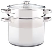 Κατσαρόλα Ζυμαρικών με Σουρωτήρι 24cm 8lt Stainless Steel Lamart LTSS2417