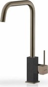 Pyramis Adelita PVD Inox Copper &amp; Pearl Black Μπαταρία Κουζίνας Πάγκου