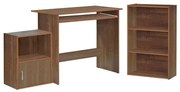 Γραφείο Σετ ArteLibre CYGNUS Καφέ 90x50x75/50x23x80/41x29x54cm-14370035