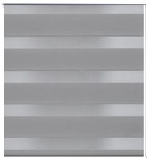 vidaXL Σύστημα Σκίασης Ρόλερ Zebra Γκρι 120 x 175 εκ.