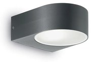 Απλίκα Εξωτερικού Χώρου Ideal Lux Iko 018515 Ανθρακί