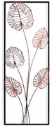 Διακοσμητικό Τοίχου Strawberry 930DYU1286 32x4x90cm Black-Copper Wallity Μέταλλο