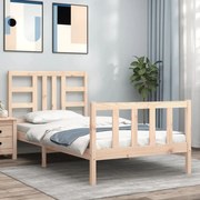 Σκελετός Κρεβατιού Χωρίς Στρώμα 90x190 εκ Μασίφ Ξύλο Πεύκου 3191936