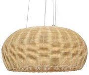 01624 GloboStar® GLOBOSTAR® DE LA MER 01624 Boho Κρεμαστό Φωτιστικό Οροφής με Ντουί 3 x E27 AC 220-240V IP20 - Μπεζ - Μ45 x Π45 x Υ24cm