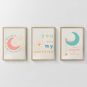 Πίνακας Pepy pakoworld τρίπτυχος με ψηφιακή εκτύπωση και πλαίσιο 33x1.5x48εκ