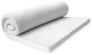 Ανώστρωμα Top Foam Με Αποσπώμενο Κάλυμμα White Palamaiki Υπέρδιπλο 160x200cm