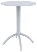 SIESTA OCTOPUS Φ60Χ75εκ.SILVER GREY ΤΡΑΠΕΖΙ ΠΟΛ/ΝΙΟΥ Φ60Χ75εκ.20.0165