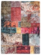 vidaXL Χαλί Πλενόμενο Αντιολισθητικό Patchwork Πολύχρωμο 150 x 230 εκ.