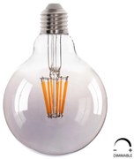 ΛΑΜΠΤΗΡΑΣ GLOBO LED FILAMENT 8W E27 3000K ΦΙΜΕ DIMMABLE