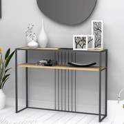 Κονσόλα Kary Megapap χρώμα φυσικό οξιάς 120x33x90εκ.